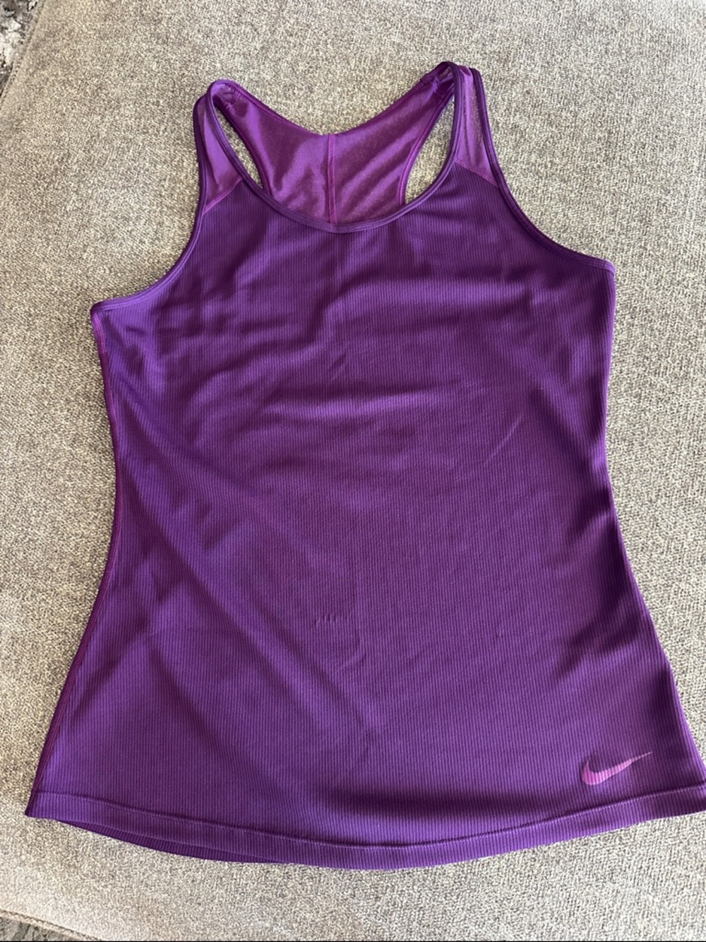 Nike Deep Purple Racerback Tank Top size M